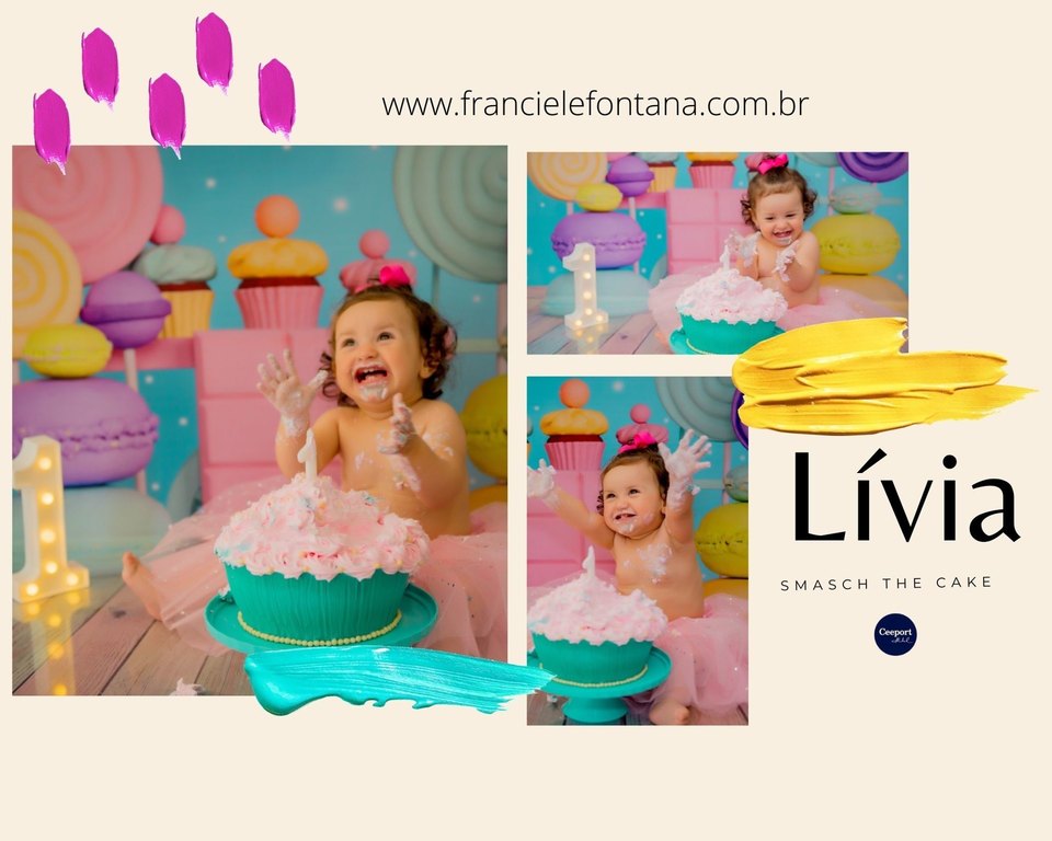 Smash the Cake ! ensaio divertido ! Smash the Cake ! ensaio divertido !